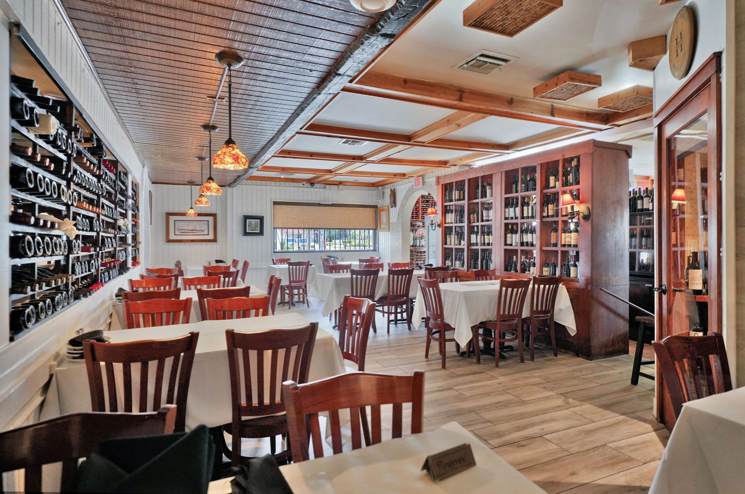 Second furnished dining room